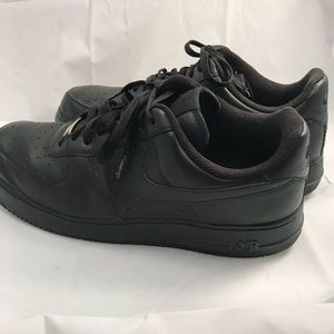 Mens Nike Air Force 1 Low Black 315122 001 Size 12 Mens Nike Air Force 1 Low Black 315122 001 Size 12